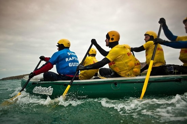 Todos remando al mismo tiempo 